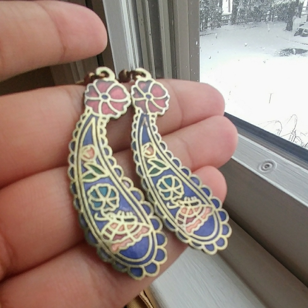 Morrocan Paisley Earrings